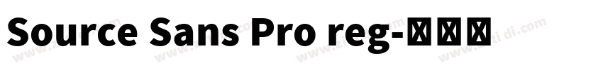 Source Sans Pro reg字体转换 Source Sans Pro reg字体转换